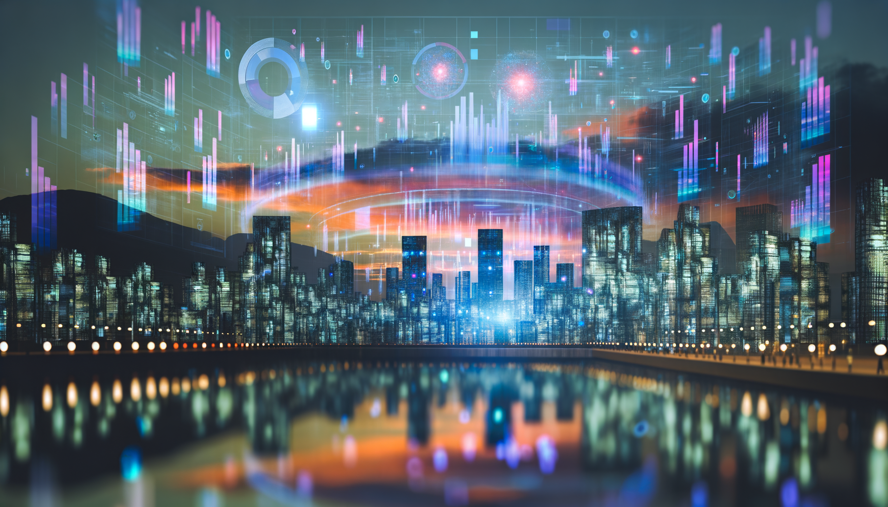 Future potential of Oracle, AI, database
 represented visually