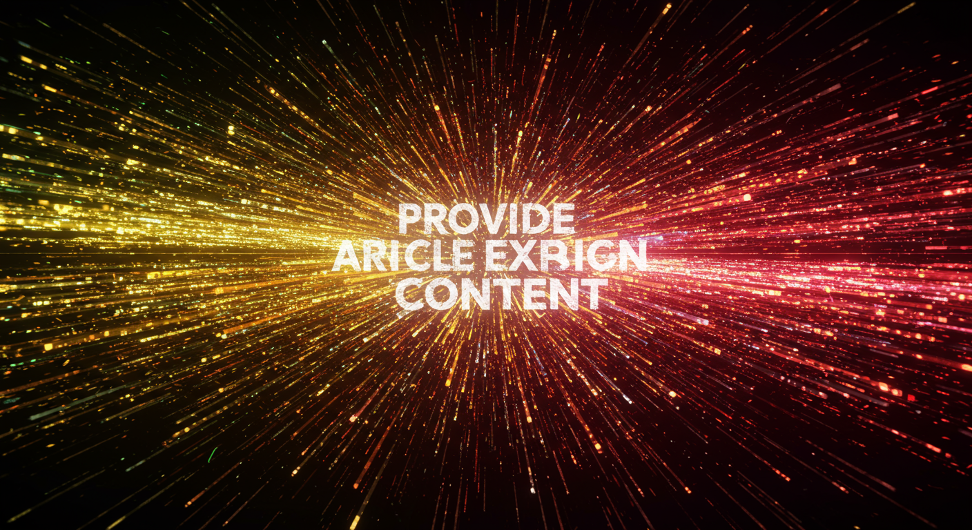 Eye-catching visual of Please provide the article content so I can extract the keywords. I need the text of the article to identify relevant SEO keywords.
and  AI technology vibes