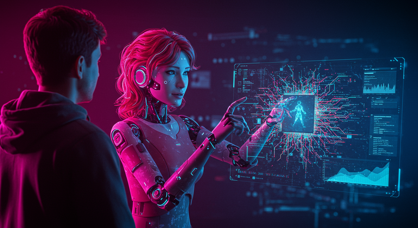 Eye-catching visual of Copilot, ChatGPT, Atari 2600
and  AI technology vibes