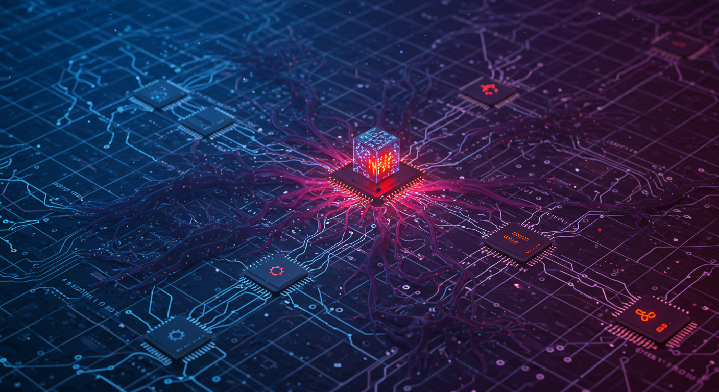 Future potential of supply chain attack, NPM, malware
 represented visually