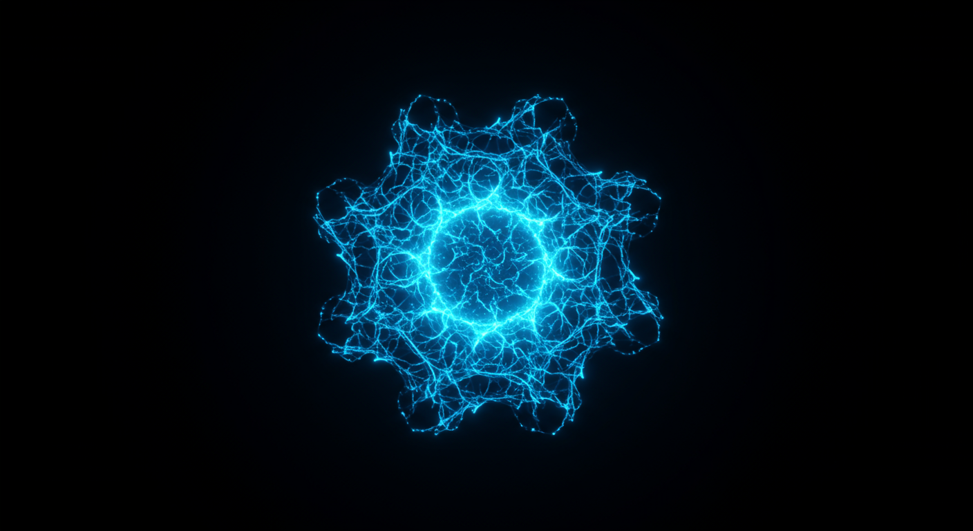 Eye-catching visual of Generative AI and AI technology vibes