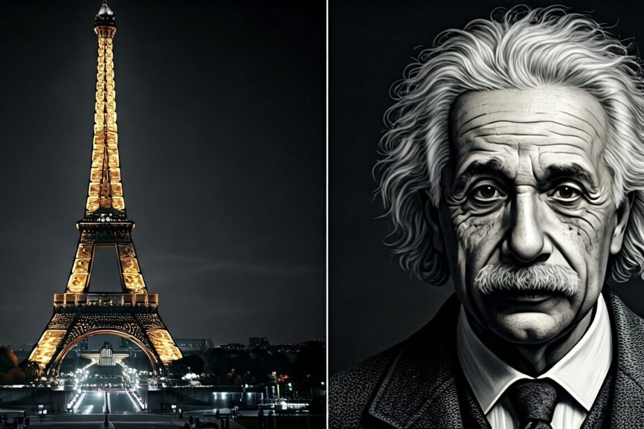 AI Art Precision Test: Can Image Models Nail Einstein, Eiffel Tower, & More?