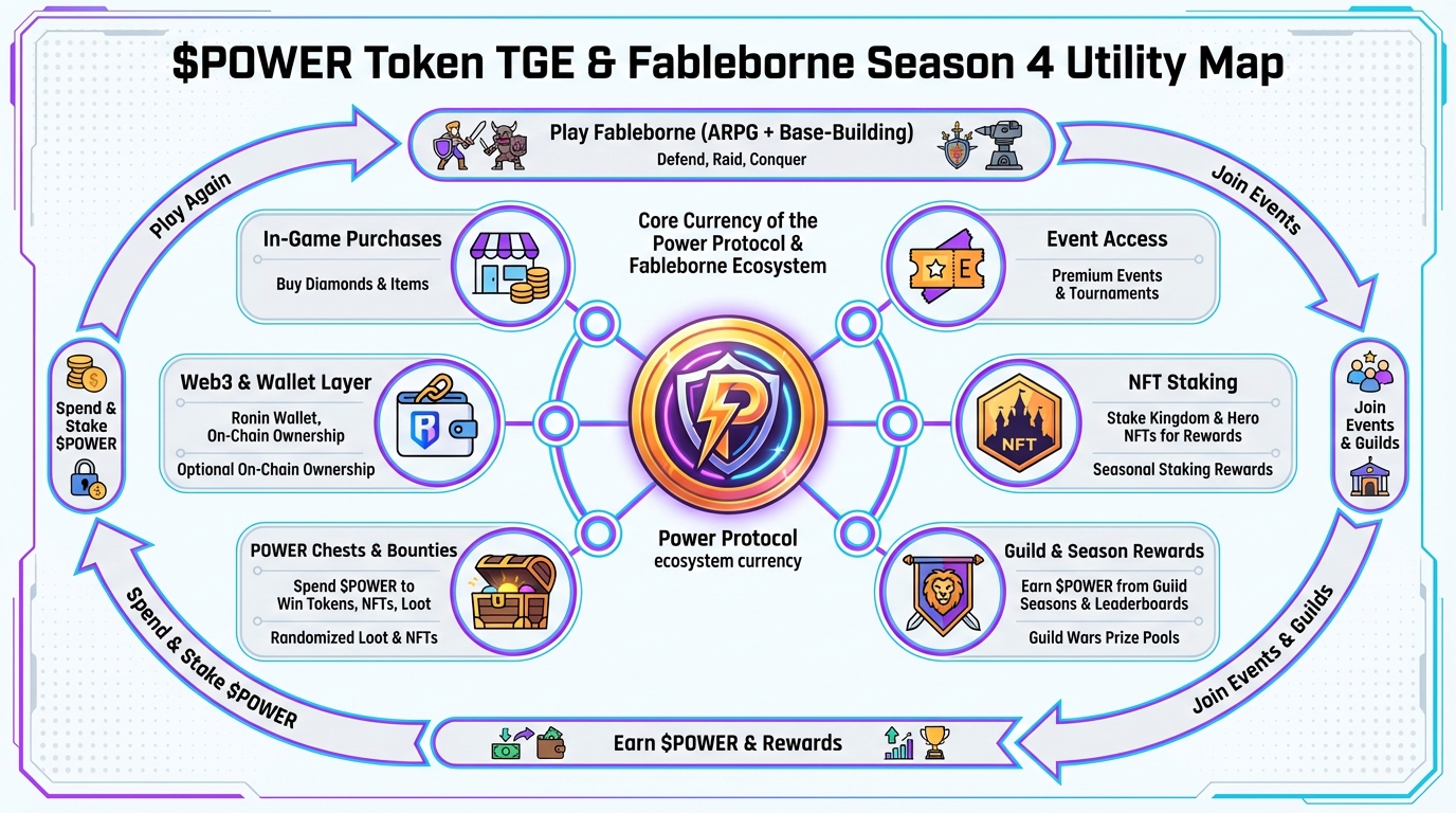 Diagram explaining the GameFi economy