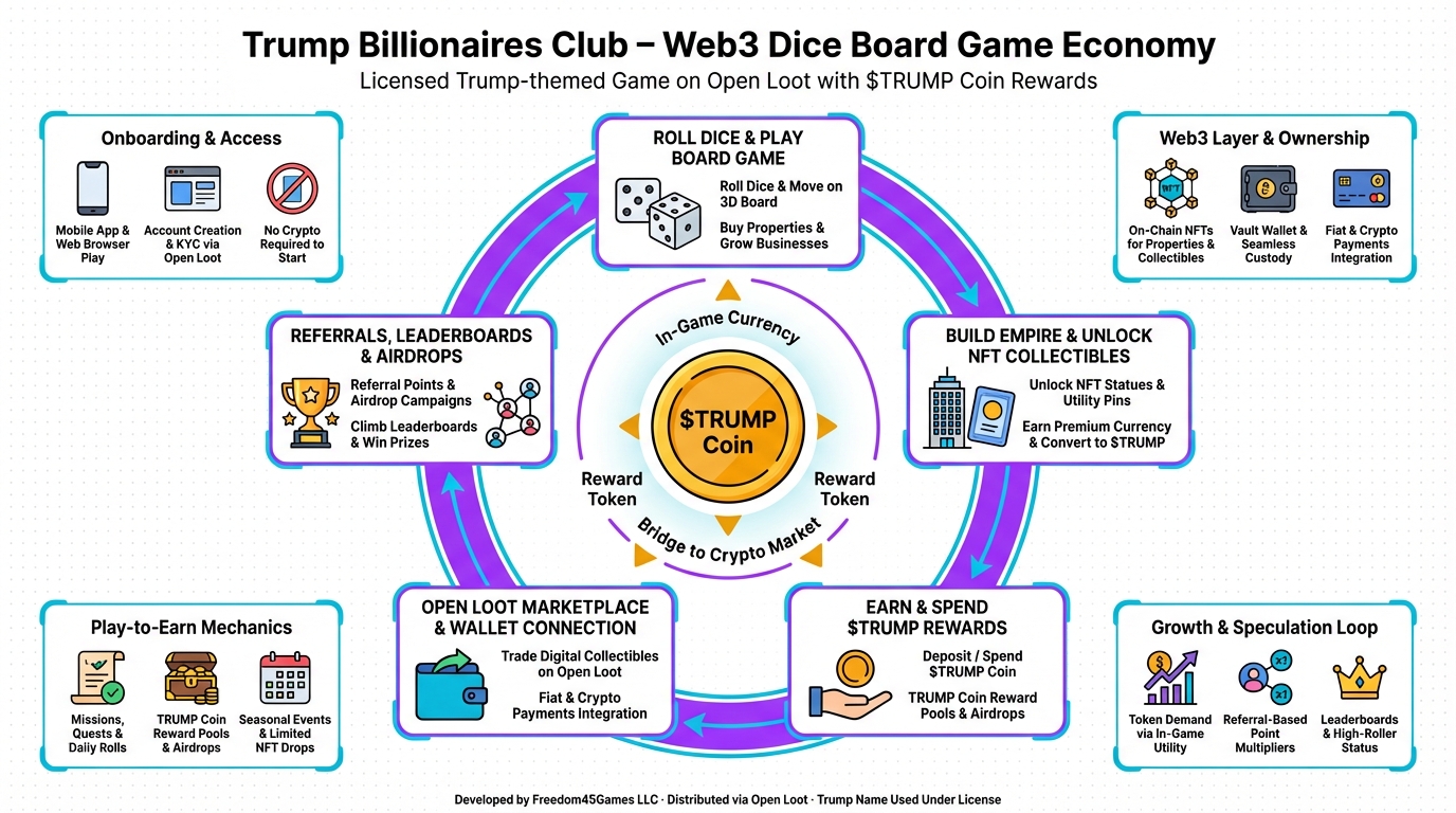Diagram explaining the GameFi economy