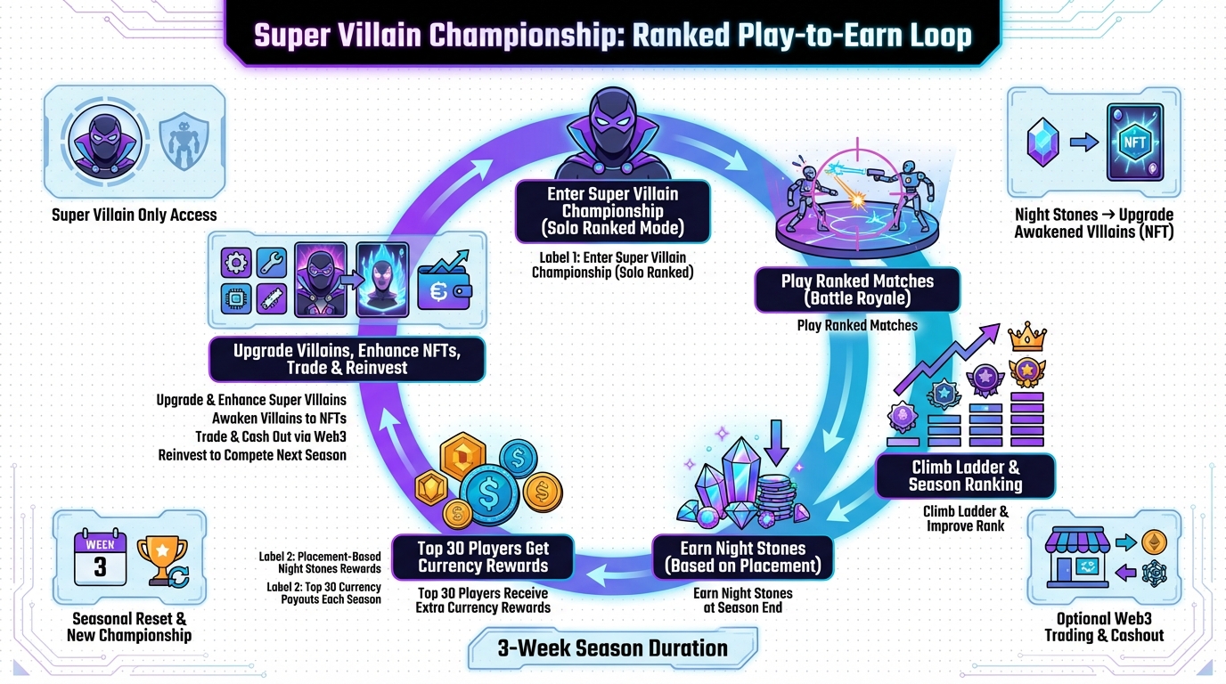 Diagram explaining the GameFi economy